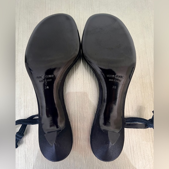 Oscar de la Renta kitten heel sandals size 38 (8) - Picture 6 of 6